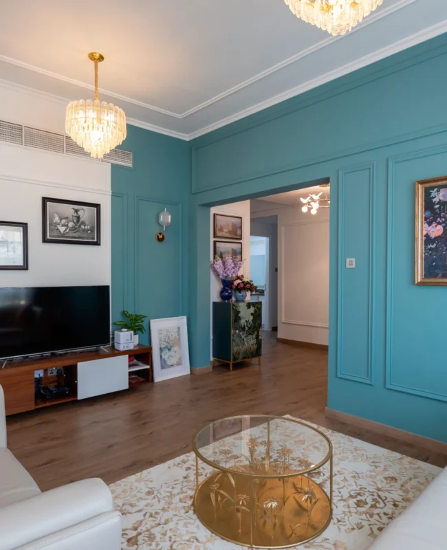 Interior design cost in Dubai — villa living room interior by DRB Interiors